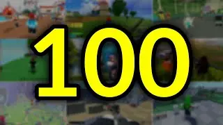 Top 100 Most POPULAR Roblox Games Of All Time