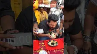 EAT & WIN 1 LAKH CASH PRIZE🤑 BAHUBALI GOLGAPPA EATING COMPETITION🔥 