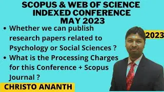 Christo Ananth - Scopus & Web of Science Indexed Conference - May 2023 - ICSIE-2023 - English