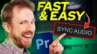 How To Sync Audio & Video in Premiere | Adobe Premiere Pro Tutorial [FASTEST METHOD]