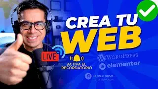 Cómo crear una página web desde cero ✅ con Wordpress y Elementor PRO 🔴 Sesión en VIVO