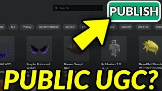 Roblox UGC Is Going PUBLIC