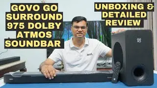 Govo GoSurround 975 Dolby Atmos Soundbar | 2.1.2 | Unboxing, Detailed Review and Dolby Atmos Test