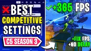 Fortnite C5 Season 3 - How to FIX FPS Drops and 0 Input Latency on ANY PC!✅