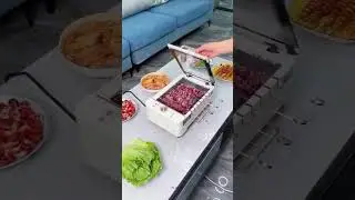 Smokeless Automatic Rotation BBQ Machine 