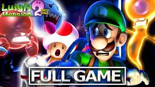 LUIGIS MANSION 2 HD Full Gameplay Walkthrough / No Commentary【FULL GAME】