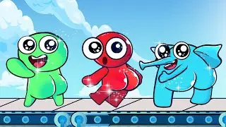 Garten of Banban and Rainbow Friends Brewing Cute Baby!! | GM Colors Animation