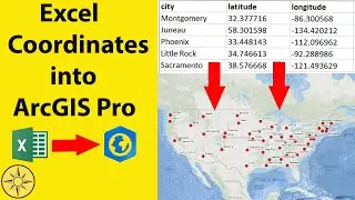 Importing Excel coordinates into ArcGIS Pro