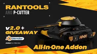 RanTools (and P-Cutter) V2.0 Out Now + Giveaway | Vertex Align | Synced Modifiers |New Blender Addon