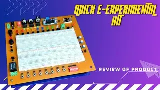 Quick E-Experimental Kit Review 1 | All in one development board | Trainer kit | #technoesolution