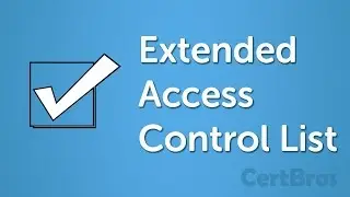 How to Configure Extended ACL Cisco