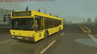 Чистогорск 0.9  маршрут 41 на автобусе Citybus M301 (Omsi 2)