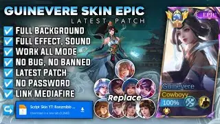 Script Skin Guinevere Epic Lady Crane No Password | Full Effect Voice - Patch Terbaru