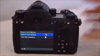 How to switch between SD card slots on the Pentax K-3 Mark III