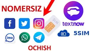 Nomersiz telegram ochish //Vertual raqamlar // nomersiz telegram ochish 2019