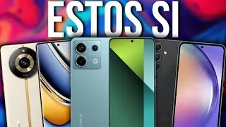 TOP 4 MEJORES TELÉFONOS CELULARES de GAMA MEDIA CALIDAD PRECIO para COMPRAR en 2024