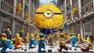 Gewaltige Minion wüten im Gefängnis, überall herrscht Chaos - Lego Prison Break