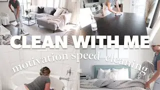 CLEAN WITH ME | Deep Cleaning my Apartment | Motivation Speed Cleaning