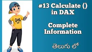 Master CALCULATE Function in Power BI DAX | Step-by-Step Telugu Guide
