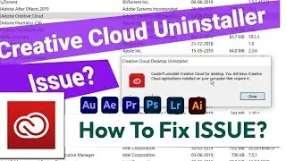 Adobe creative cloud error fix | How to uninstall adobe creative cloud on Mac | Adobe Creative Cloud