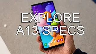 Samsung A13, Just The Specs