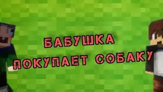 БАБУШКА ПОКУПАЕТ СОБАКУ - igRoЮмор Minecraft
