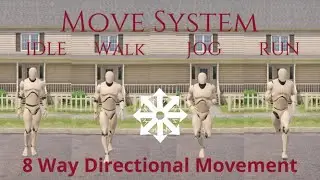 Directional Movement | Character Movement | 8 Way in Unreal engine 4