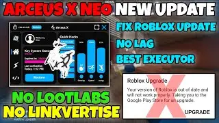 How To Fix ARCEUS X NEO Upgrade Error (New Version) | ARCEUS X Executor Latest Update [2024]