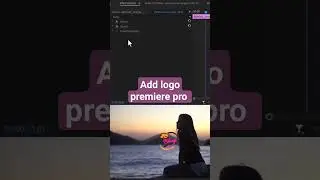 How to add Logo to video in Adobe Premiere pro #premierepro