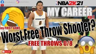 NBA 2K21 My CARRER ep.1 | Worst Free Throw Shooter? (pc version)