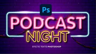 Letrero de neon en photoshop