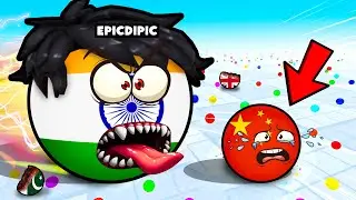 Eating Every COUNTRY to Become SUPER Country in Roblox
