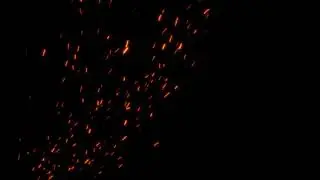 Fire Embers Loop stock footage - fire sparks - Free Green Screen Effects Download