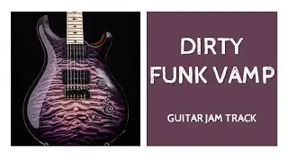 Dirty Funk Vamp Guitar Backing Track in C