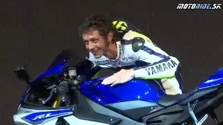 Valentino Rossi introduces the 2015 Yamaha YZF-R1 - EICMA 2014