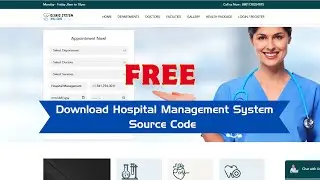 Complete Hospital Management System in PHP MySQL | Free Source Code