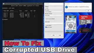 How To Format a USB Drive/SD Card/Hard Disk Using CMD