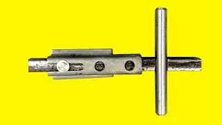 Do-it-yourself latch on the gate door lock