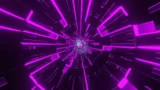 Abstract Background Video 4k VJ LOOP NEON Color Changing Compilation Tunnel Calm Visual ASMR