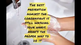 The proper way to wash hands to prevent infectious diseases