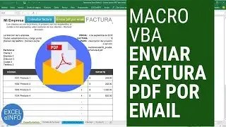 Invoice in Excel Part 5 - VBA macro to send PDF of the invoice by email @EXCELeINFO