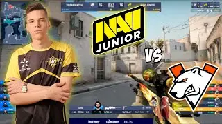 НЕРЕАЛЬНЫЙ ЭЙС ОТ B1T ПРОТИВ VIRTUS.PRO! НАВИ ИГРАЮТ МАТЧ ЗА ПОЛУФИНАЛ! NAVI JUNIOR vs VIRTUS.PRO!