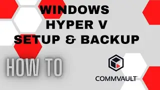 Windows Hyper V setup & backup