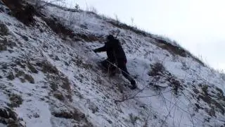 Тренировки на склонах Ини.