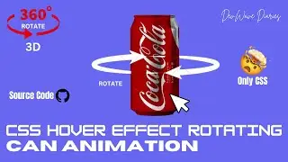 EASY EXPLANATION, CSS 3D ROTATION EFFECT | CAN HOVER EFFECT | 