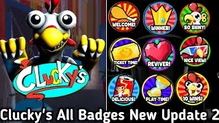 Roblox Clucky's All Badges And How To Get Tutorial New Update 2 | Clucky's Secret Badges