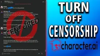 How To Turn Off Censorship On Character ai (really simple) easy