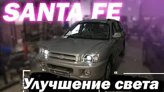Боремся с плохим освещением на Hyundai Santa Fe.