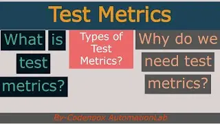 QA Interview Question: What is Test Metrics? Why do we need Test Metrics? Types of Test Metrics?