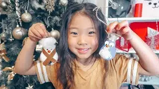 VLOGMAS 2019/ ДЕЛАЕМ ИГРУШКИ НА ЁЛКУ! ДОЧКА МАМА / Niky Sarang/ 12.11.18